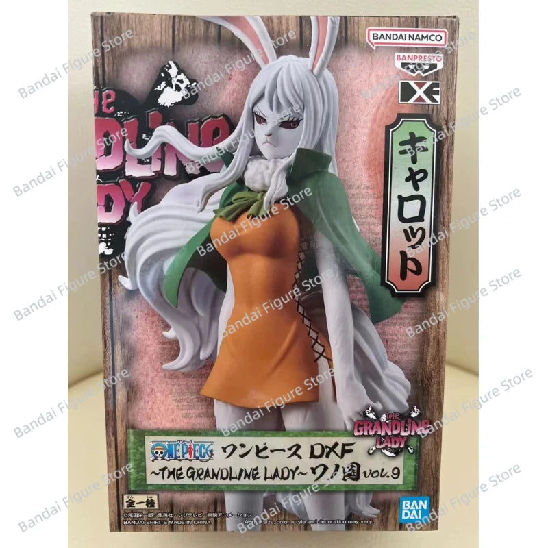 Auf Lager Bandai BANPRESTO One Piece DXF Die Grandline Lady Wano Country Carrot Wanda Anime Actionfigur Spielzeugmodellsammlung