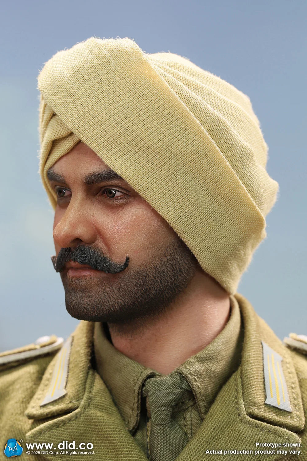 1/6 DID D80185 North Africa Soldier Doll Foot Supply Tom Cruise India Model 2 Head Types Toys Model For 12" Figure Fans Collect