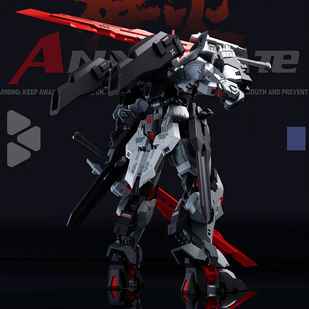 Cn-001 Annihilate 1/144 Sci-Fi Mecha Action Figures Model Kit Assembly Toy With Multiple Accessories Collection Hobby Gifts