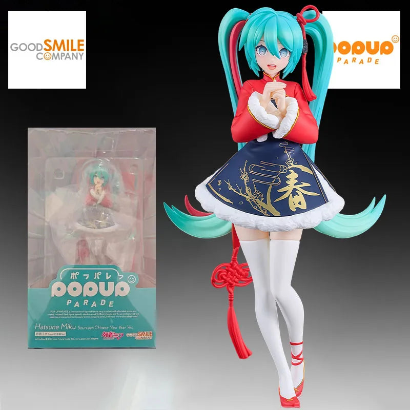 GSC Genuine POP UP PARADE Anime Figure Sour Style Spring Festival 170mm Action Figure Toys for Boys Kids Gift Collectible Model