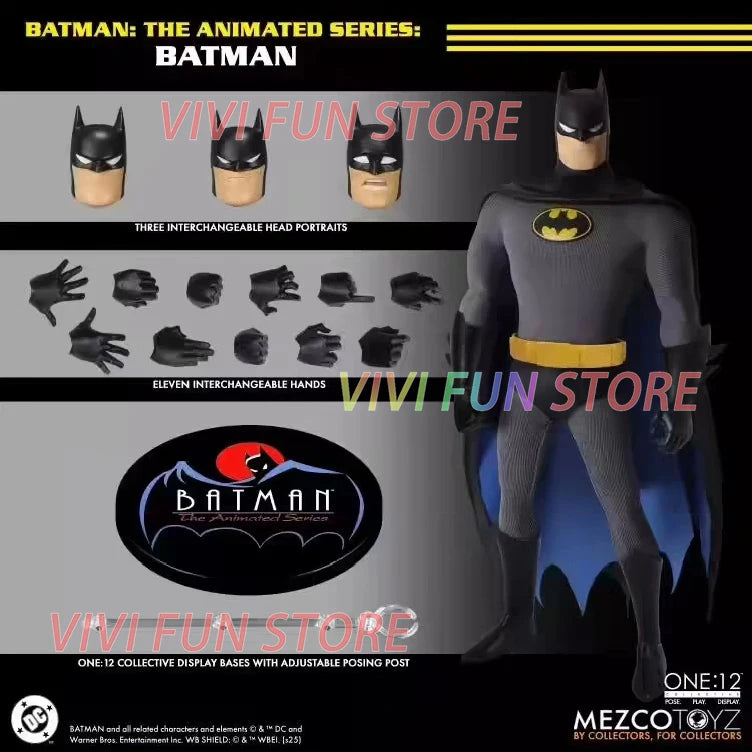 In Stock Originate Mezco Toys TAS BATMAN The Animated Series One:12 Movability Model Toys Cloth Clothes