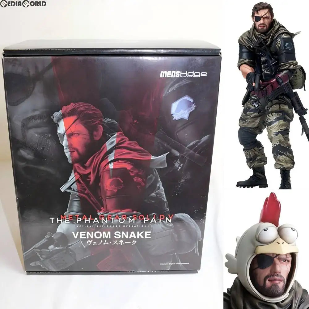 ‌Original ‌Brand New Union Creative MensHdge Venom Snake Metal Gear Solid V: The Phantom Pain UC Action Figure Model Statue