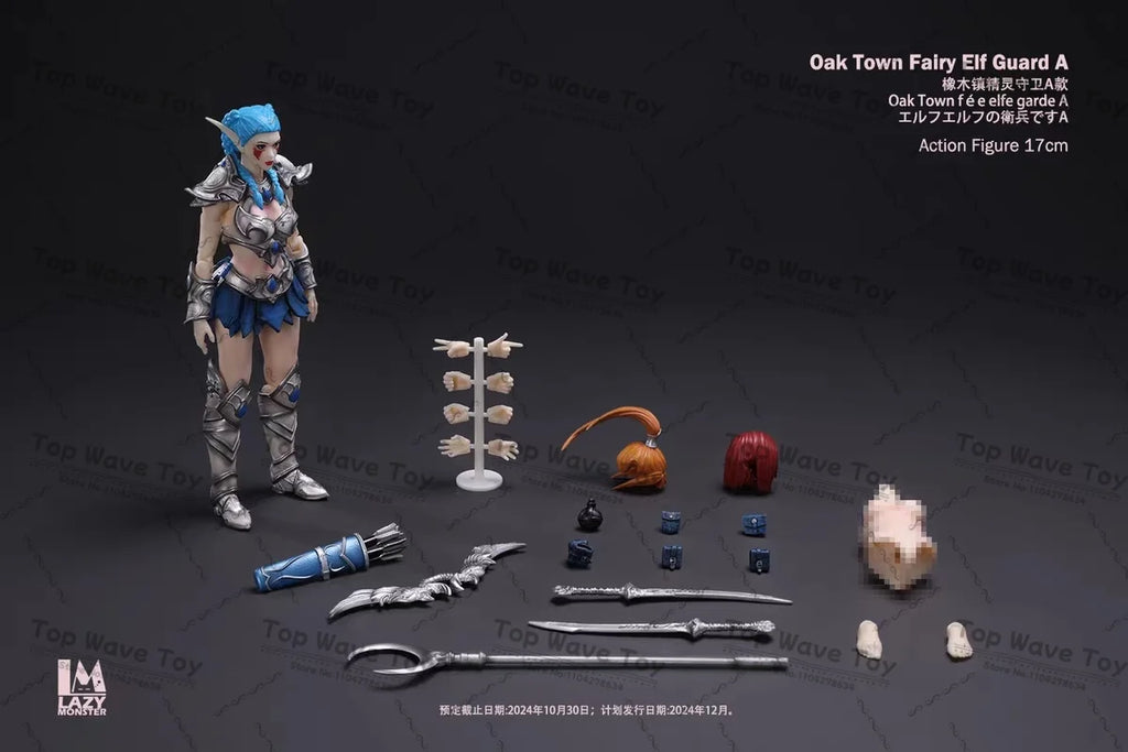 NEW STOCK 1/12 Scale Collectible Figure Oak Town Fairy Elf Guard Adventure World Battle Doll women Action Figure Soldier Model