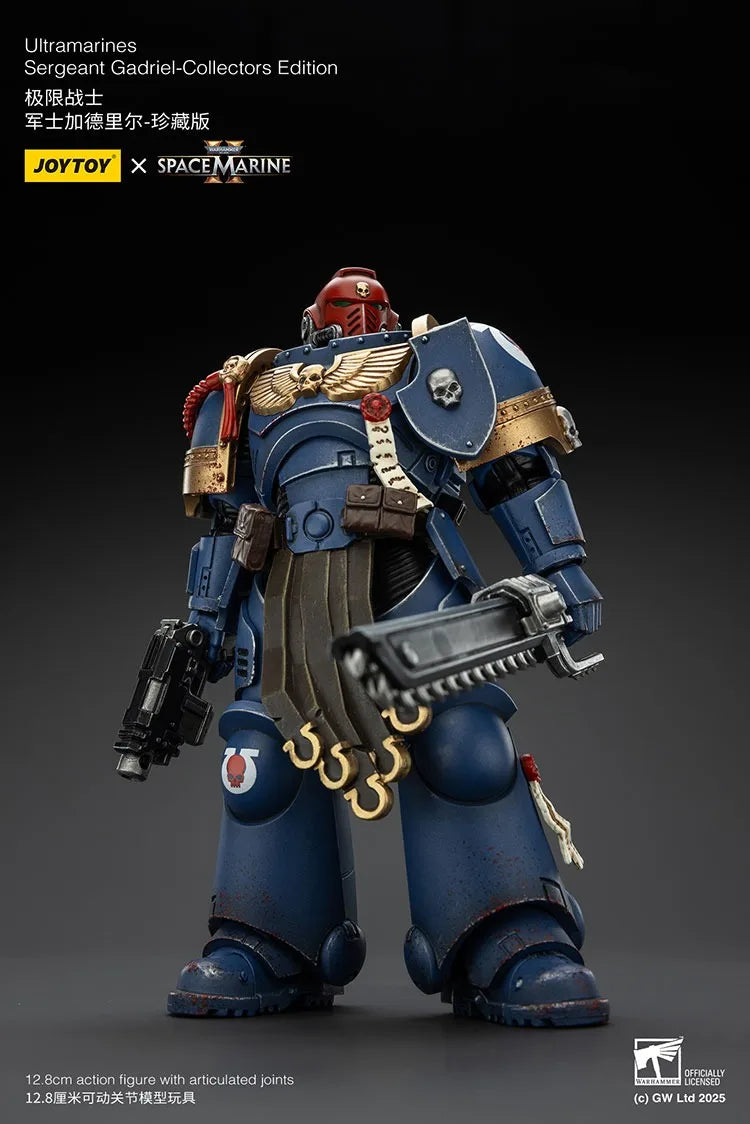 JOYTOY Warhammer 40K Ultramarines Sergeant Gadriel - Колекционерско издание Екшън фигурки Кукла Колекция Декорация Подарък Оригинален