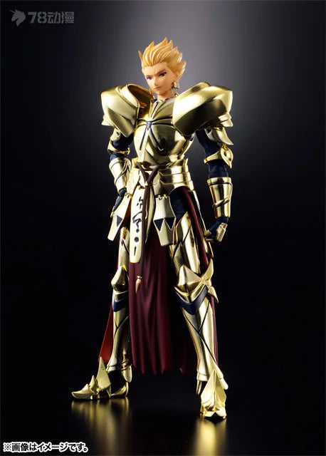 BANDAI Original Superalloy Fate Series Gilgamesh\Saber Anime Action Figure Model Toys Movable Model Ornaments Gifts for Boys