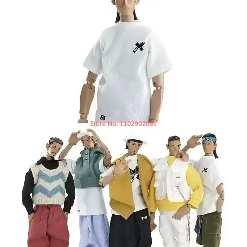 Come4arts Action Figures Hip-Hop Street Dance Series Anime Trendy  Fashion Doll Toy Collection Model Toys For Boys Gift