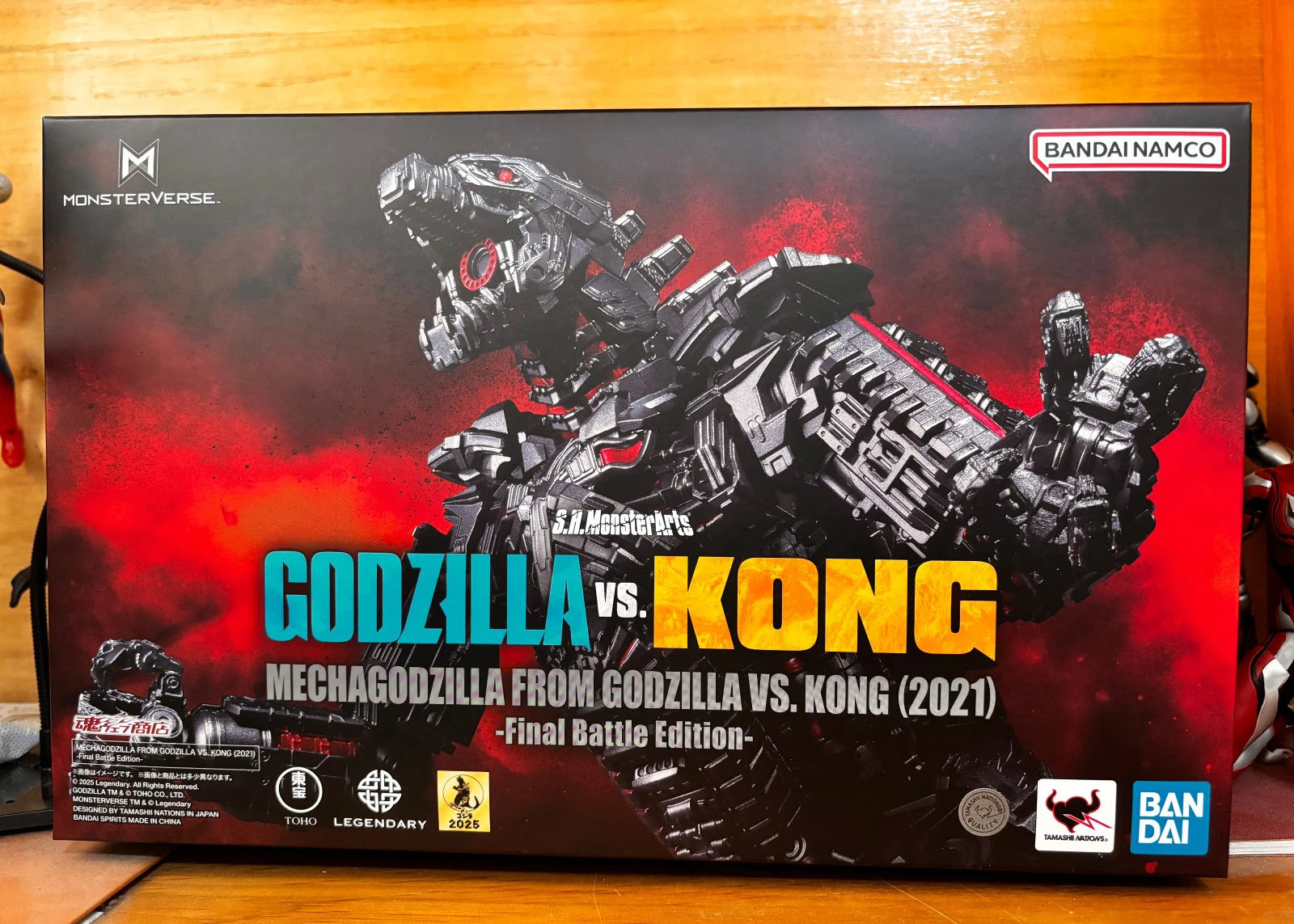 Bandai  Soul Limited  S.H.MonsterArts MECHAGODZILLA FROM GODZILLA VS. KONG (2021) -Final Battle Edition Action  Toy Figures