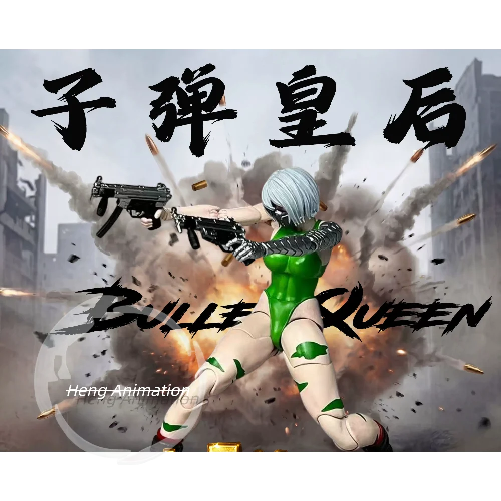 Pre-sale 1/12 Bullet Queen, Movable Eyes, Cloth Clothing, Action Figure, Figurine, Ornament, Collection, Q4 2026