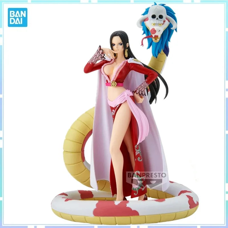 Bandai Original Banpresto Anime One Piece DXF DIE GRANDLINE SERIE EXTRA Boa Hancock PVC Action Figure Modell Sammlung Spielzeug