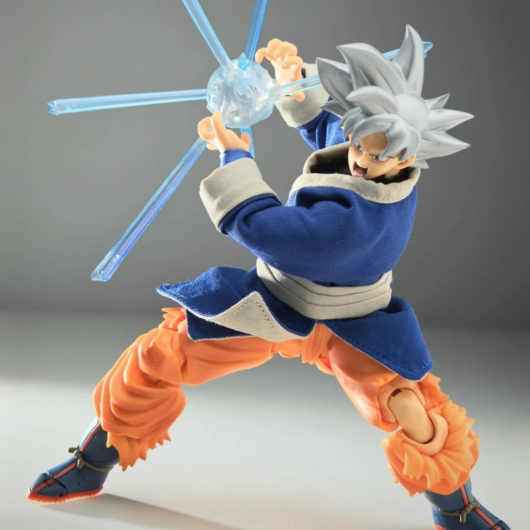 DRAGON BALL Shf Anime Handmade Son Goku Cloak Martial arts attire crossbody bag Built In Iron Wire Is Suitable for 1/12 Toy