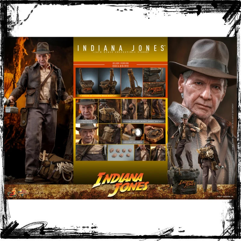 Auf Lager HotToys MMS716 MMS717 Indiana Jones 1/6 Soldat Puppe Anime Actionfigur Spielzeug Geschenk Modell Sammlung Hobbys