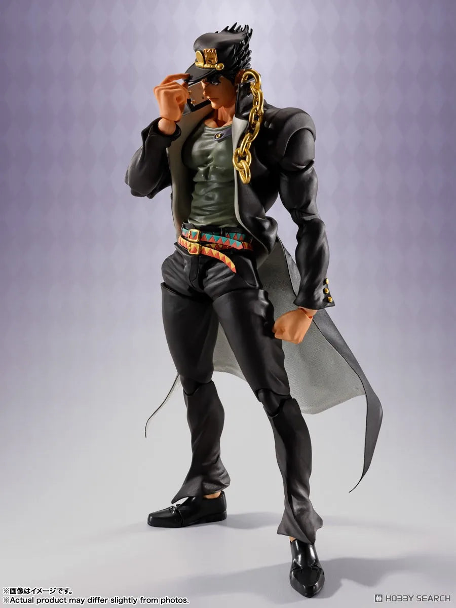 In Stock Bandai S.H.Figuarts SHF JoJo's Bizarre Adventure Jotaro Kujo Stardust Crusaders Anime Action Figures Toys Models PVC
