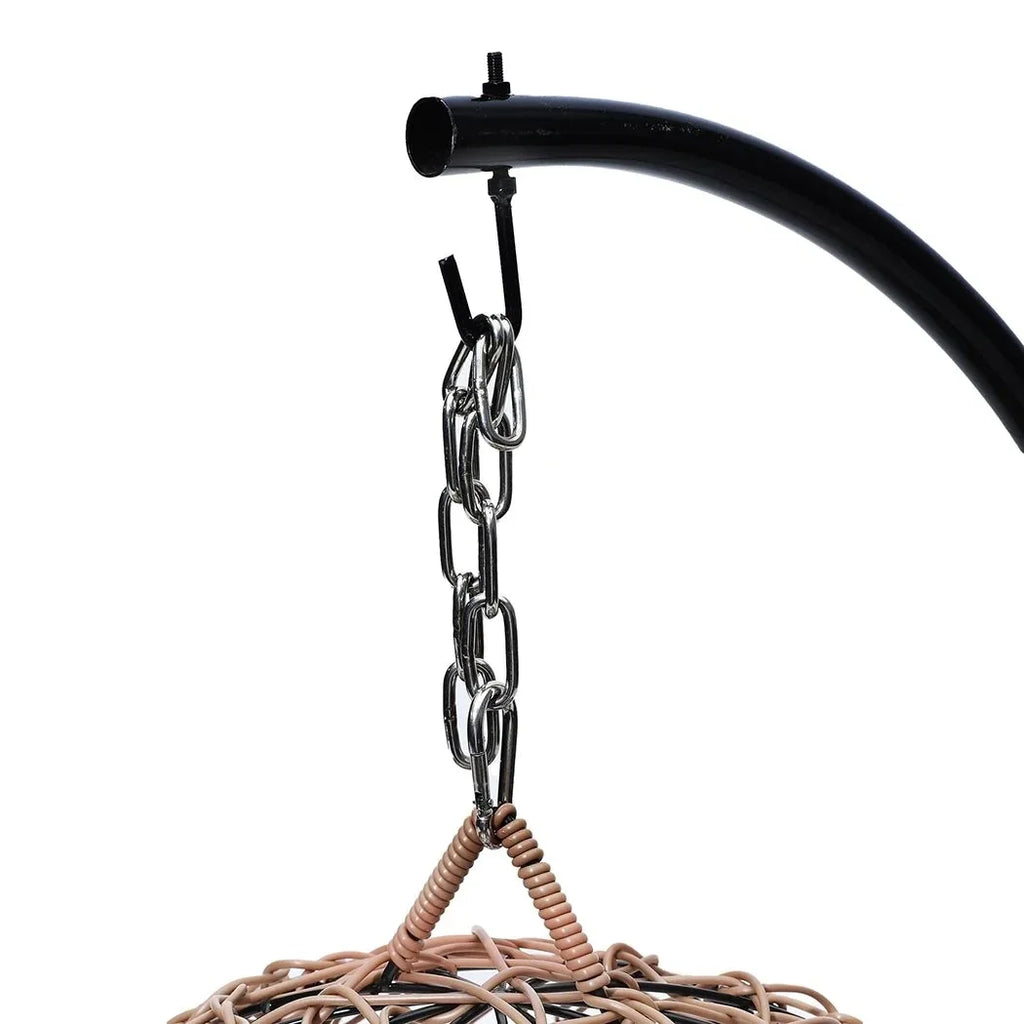 Cat Beds Hanging Chair Elevated Puppy Wicker Hanging Basket Swinging Egg Chair Pet Swing Basket