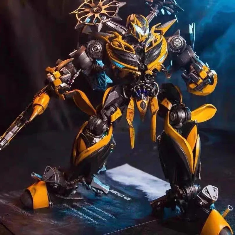 1: 18 Bumblebee Alloy Version Comicave Transformation Cs Action Figure Handmade Toy Movable Robot Diamond Model Alloy Model Toy