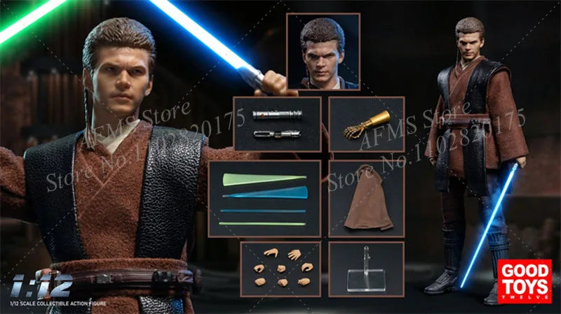 GOOD Toys DG001 1/12 Men Soldier Star Wars The Chosen One Anakin Skywalker Full Set  6" Action Figure Model Best Collection