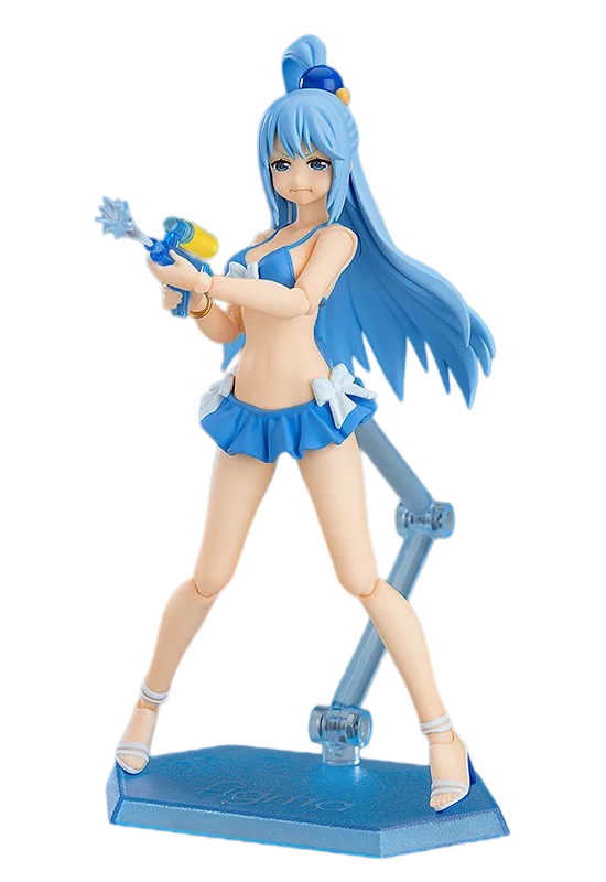 KonoSuba EX-063 Aqua Swimsuit Ver. figma EX-063 Figure Official Max Factory Anime Action Figure Collectible Toy Decor Gifts