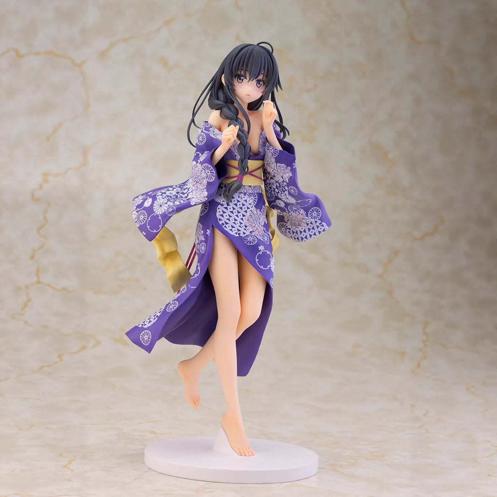 Anime Figure Yukino Yukinoshita My Teen Romantic Comedy Snafu Climax Yukata Style Boxed Collectible Desktop Decor For Anime Fans