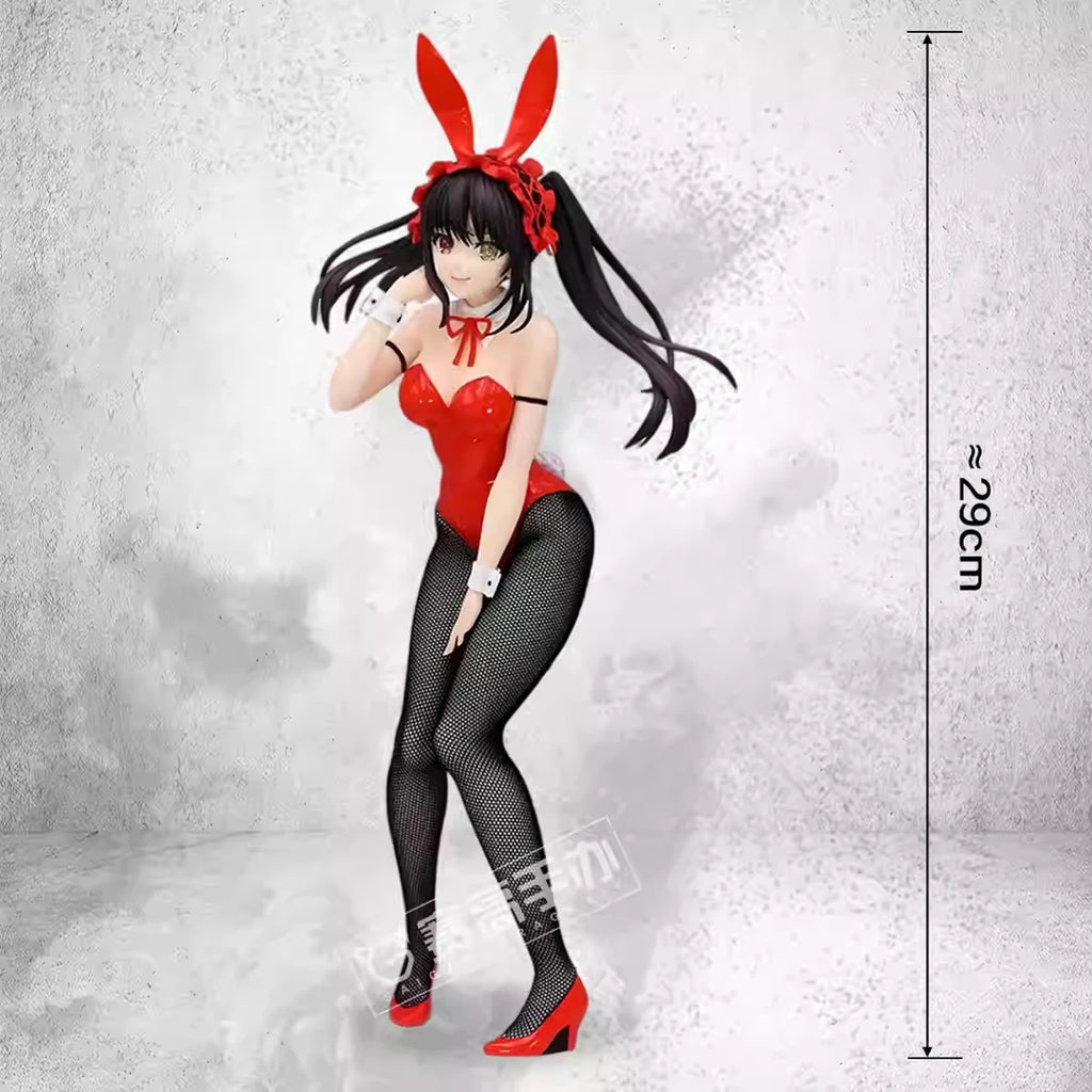 Original Furyu Bicute Bunnies Tokisaki Kurumi Nightmare Action Figure Date Alive Iv Bunny Anime Figure Model Collection Toy Gift