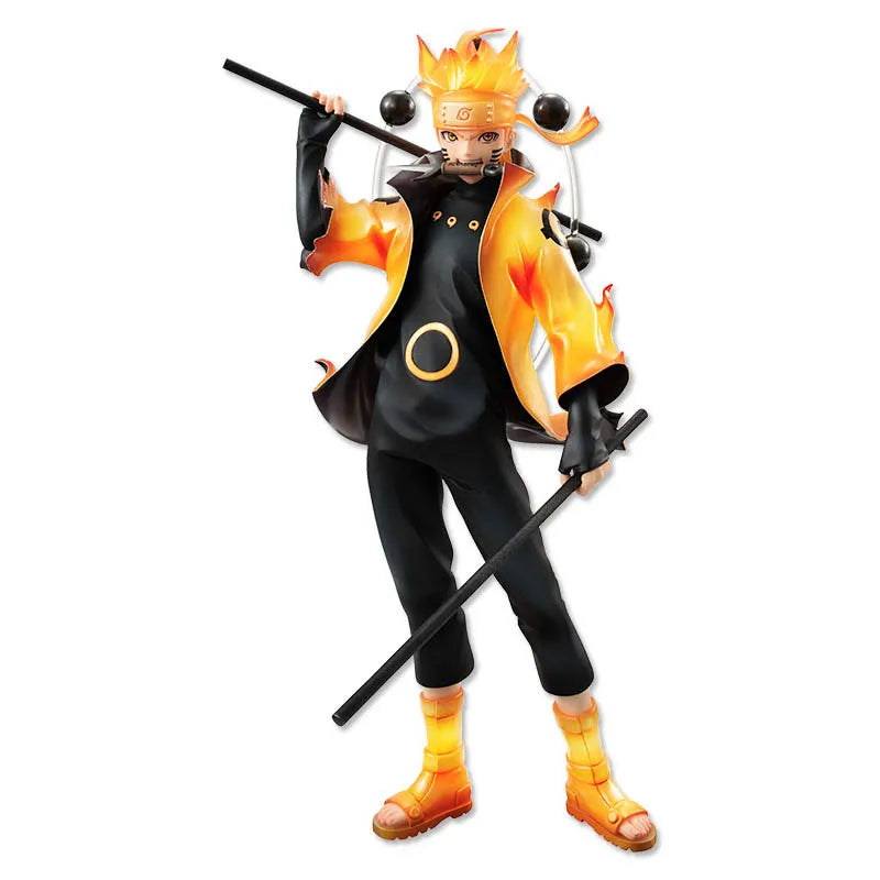 30cm Anime Naruto Uzumaki Naruto Figure Rikudou Sennin Mode Shippuuden Action Figure PVC Collection Model Toys Gifts