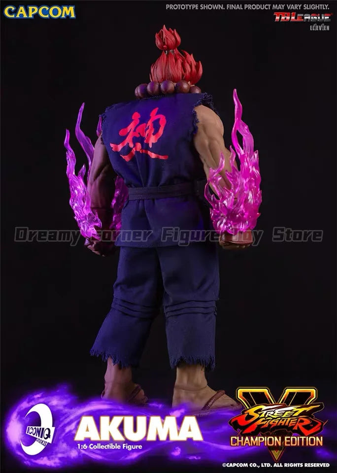 【In Stock】ICONIQ STUDIO Street Fighter AKUMA 1/6 Action Figure Toys Gifts Ornaments