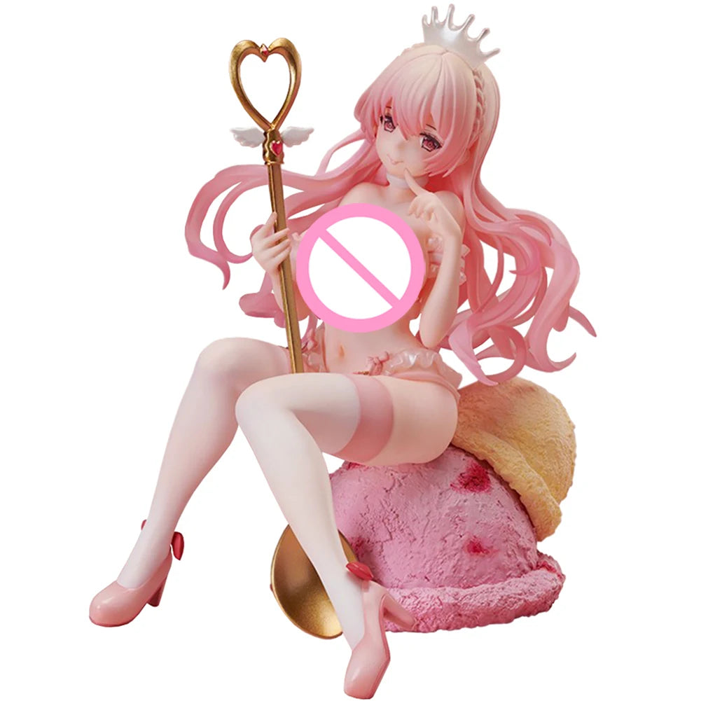 Anime Tasting Girl Ichigo Milk Figure beauty girl Action Figure PVC model Choco Mint Figurine Collection toys birthday Gift 15cm