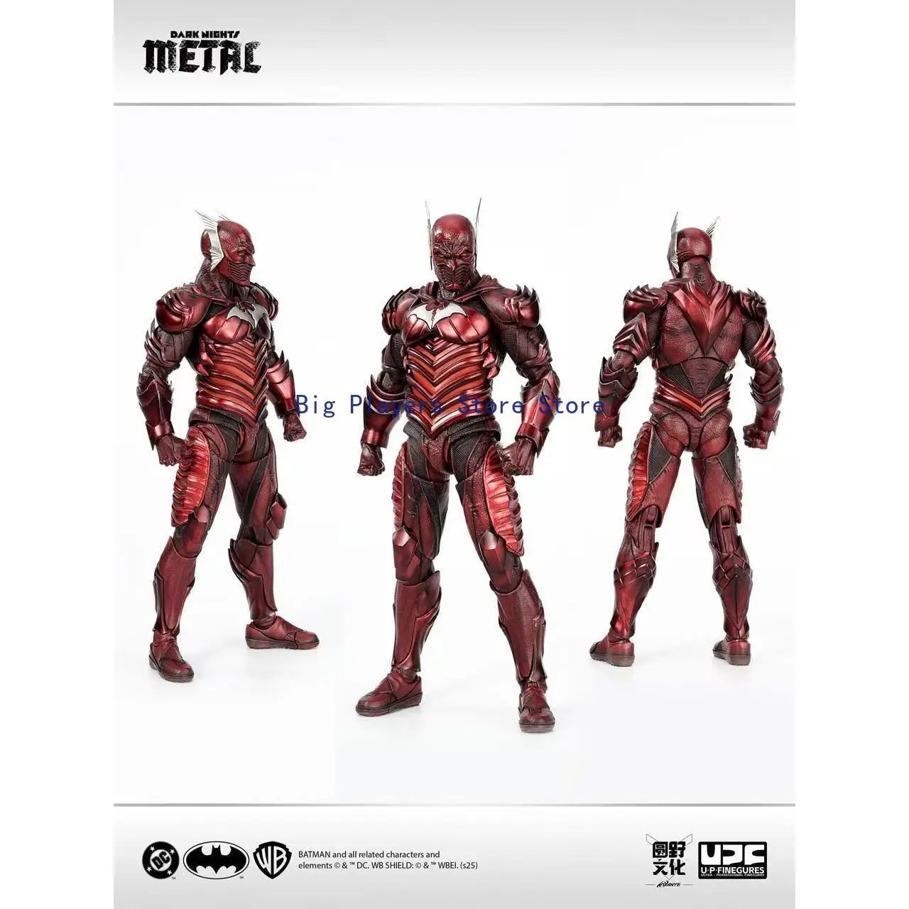In Stock U·P·FINEGURES DC Dark Night: Metal Red Death Finished Model