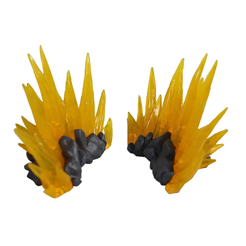 Shenron Action Figure Special Impact Effect Lightning Flame Explosion DIY Assembly Display Bracket Model Decoration Toy Gifts