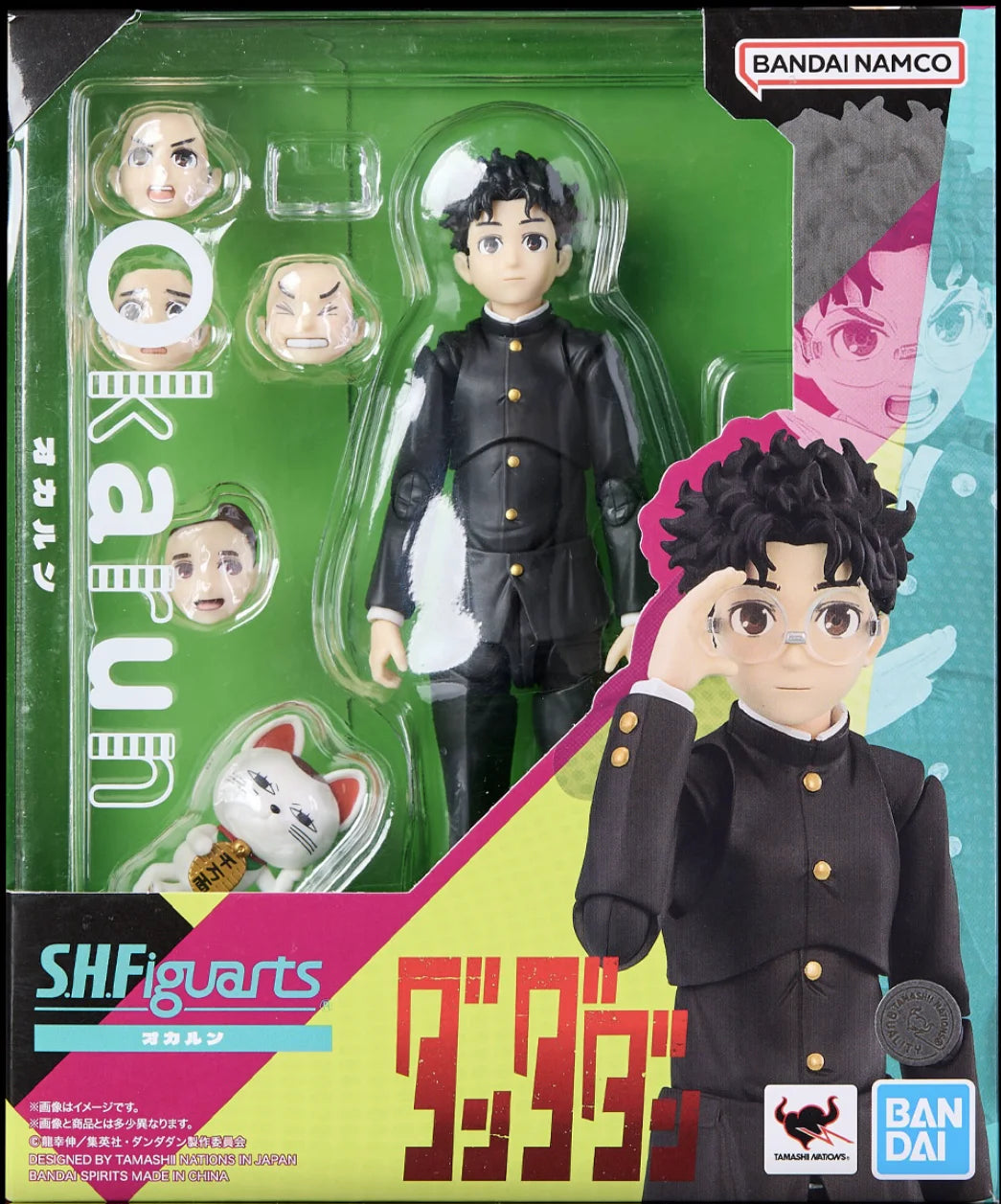 Bandai Original Package In shock SHF DAN DA DAN Series Okuran mobile Figure Finished Model kit PVC Anime full Action Toy Gift