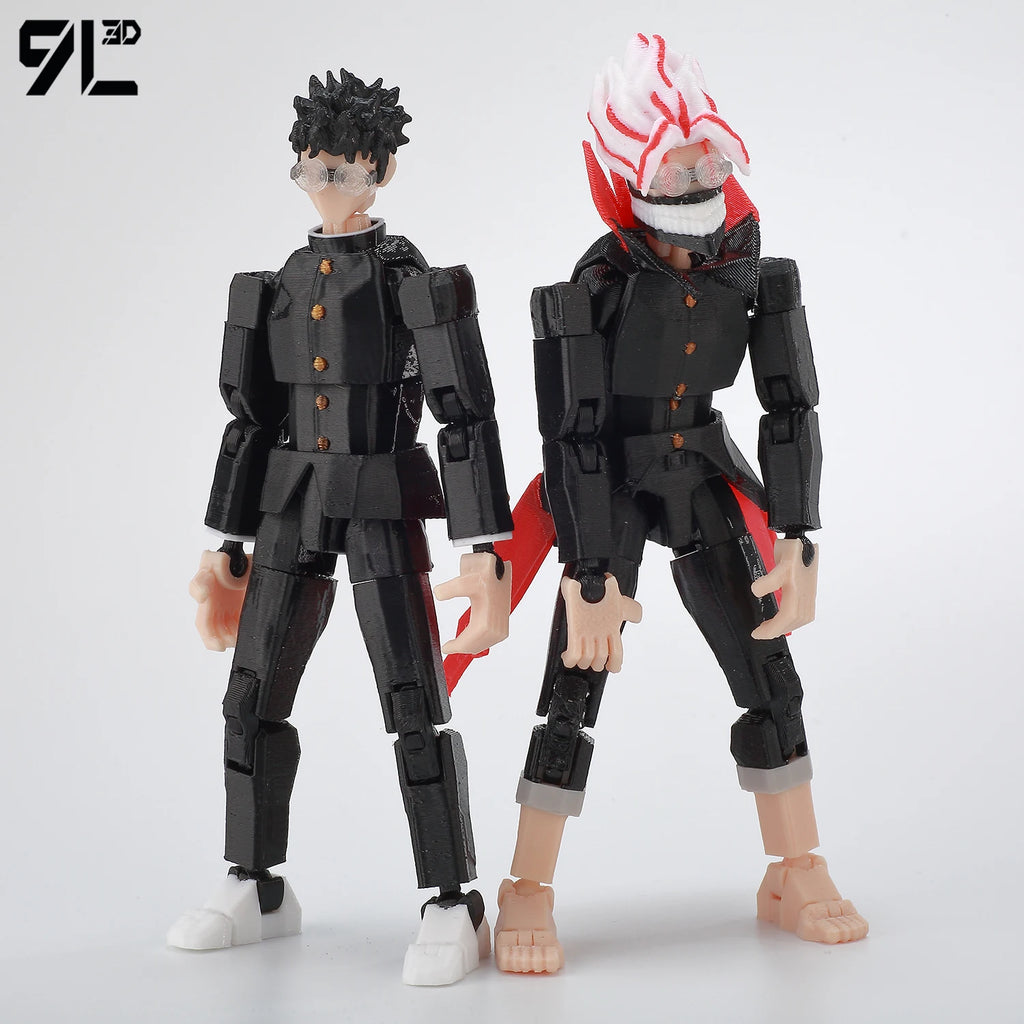 9L3D Dandadan Heroes AyaseMomo Dantalian LUCKY13 Titan13 Multi-Jointed T13 Dummy13 Anime Action Figure Sammlerspielzeug Geschenke