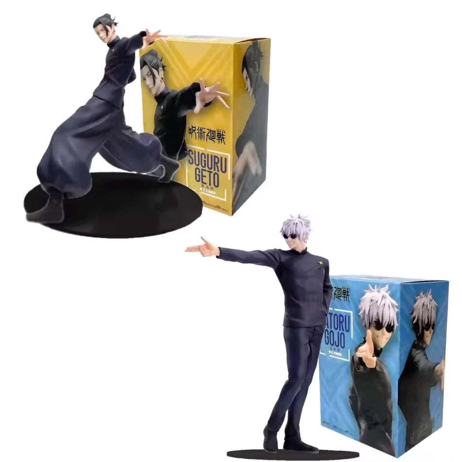 18cm Jujutsu Kaisen Anime Figure Noodle Stopper Satoru Gojo Action Figure Geto Suguru Figurine PVC Adult Collection Model Toys