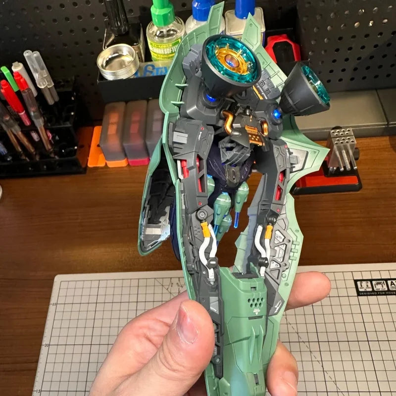 In Stock AXIS MODEL WORKS OSIRIS AERIAL DOMINATOR 1/100 Assembling Movability Model Toys Mecha NZ-666 Kshatriya LED LIGHTING KIT
