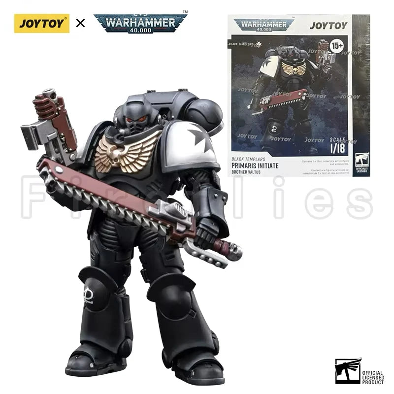 1/18 JOYTOY Action Figure 40K Black Templar Figures And Mecha Anime Collection Model Toy