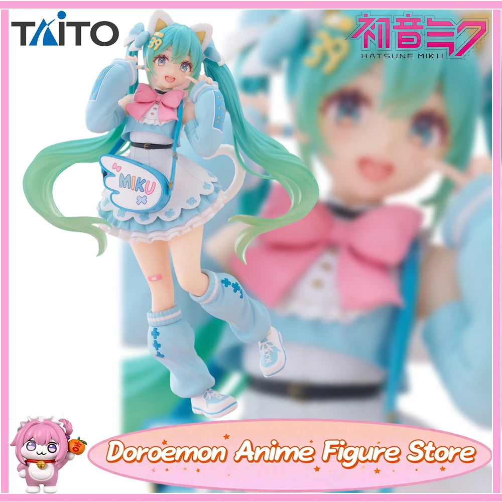 In Stock Original Taito Hatsune Miku Fashion Series Fancy Ver. Kawaii Anime Miku Figures Model Toys Gifts for Fans Deocration