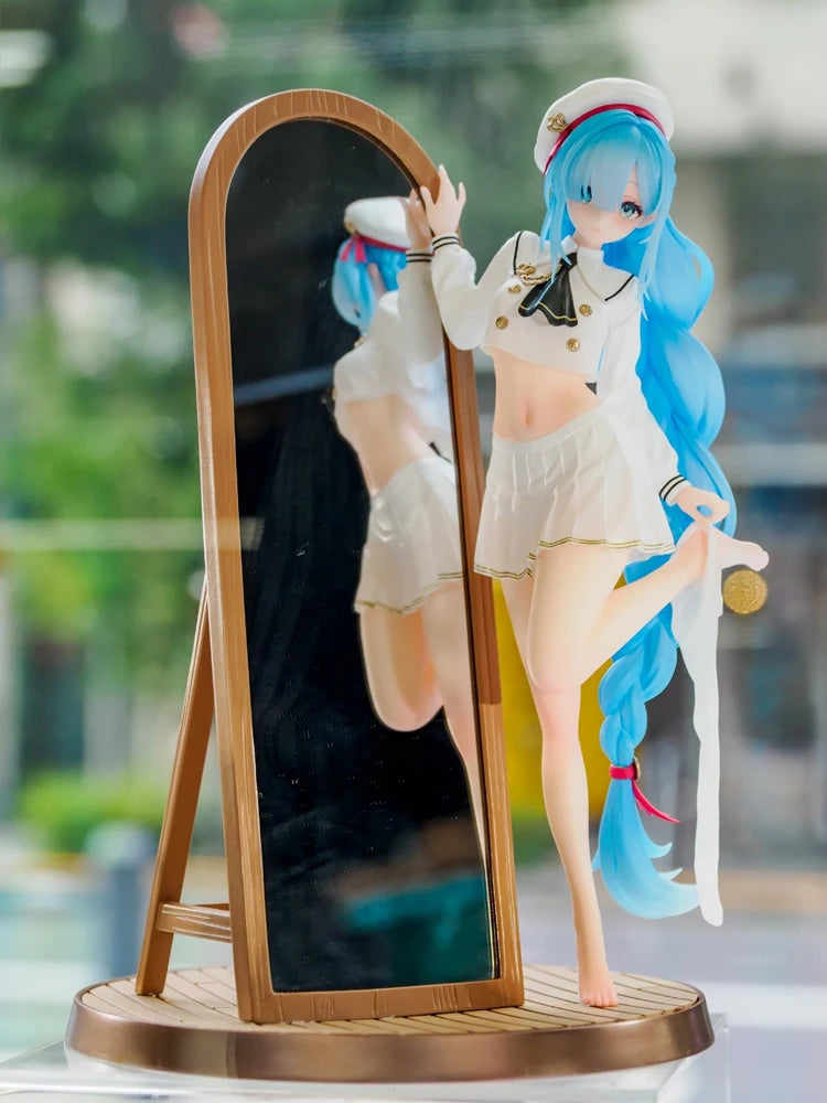 New Original Myethos Gift Azur Lane 19.5cm Hms Janus About Changing Clothes Time Model Action Figure Collecting Toy Gift Stock
