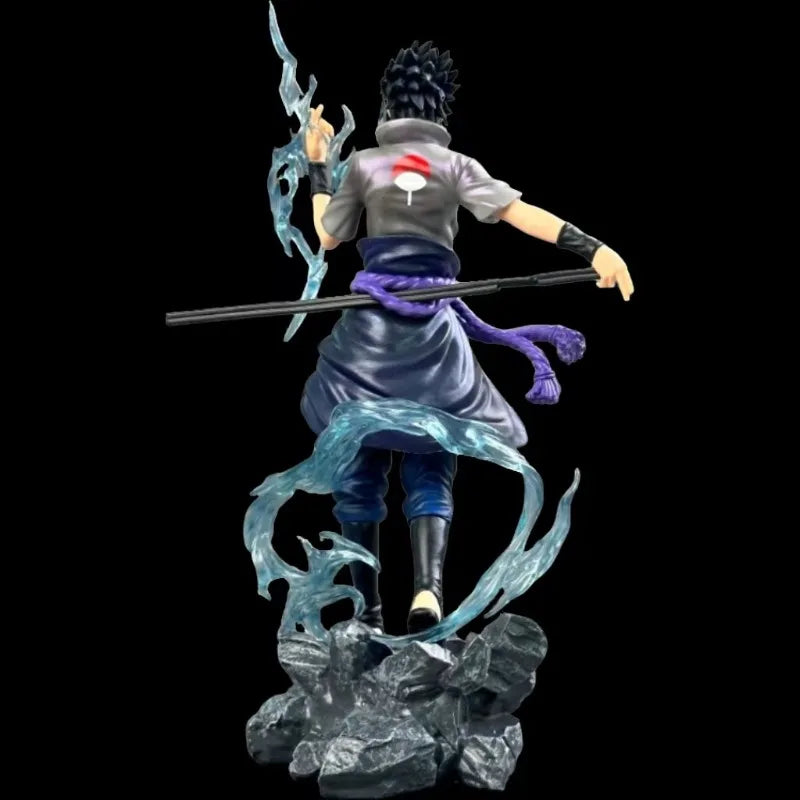 25cm Naruto Anime Figure Uzumaki Naruto Uchiha Sasuke Action Model Pvc Statue Desktop Ornament Collection Toys Gift