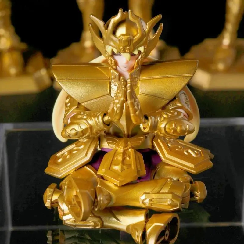 New Blokees Saint Seiya Blind Box Galaxy Version Vol.4 Gold Zodiac Anime Saga Action Figures Assembled Model Toy Collectible