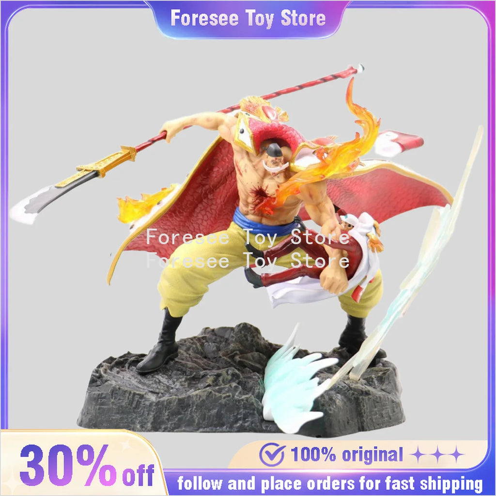 29cm Edward Newgate Battle Sakazuki Figure ONE PIECE Anime Figures Game Peripherals Desktop Decoration Best Gifts for Children
