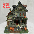 Halloween decoration Lemax Ceramic Night Lamp House The killer's house figurine Architecture Scene Ornament Home Decoration Gift