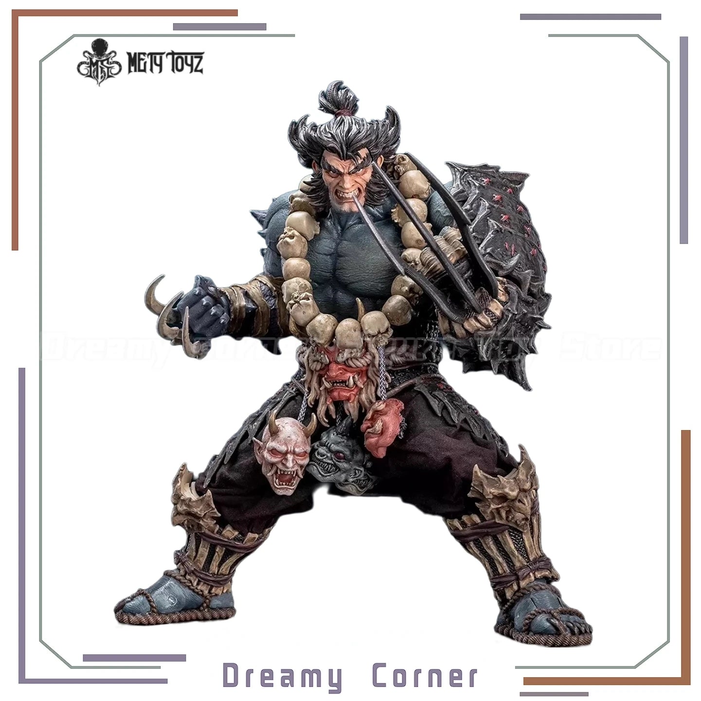 【Pre-sale】Original Mety Toyz Demon Slayer Shura Takigawa Oni Samurai High Edition 1/10 Action Figure Toy Model Collection