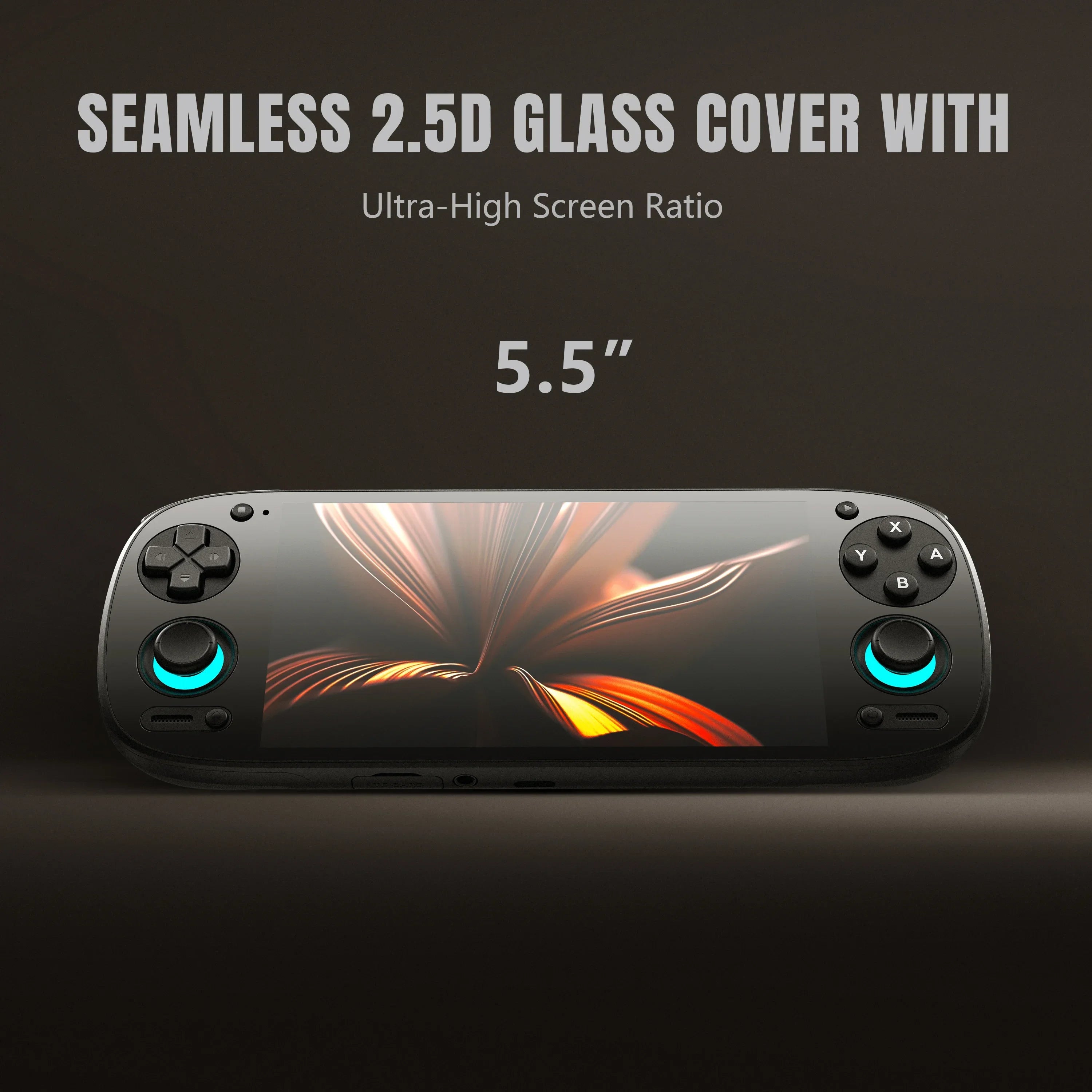 Retroid Pocket 5 Handheld Game Console 5.5'' AMOLED Screen Android13 Joystick RGB Lighting Effect Active Cooling Video Game Gift