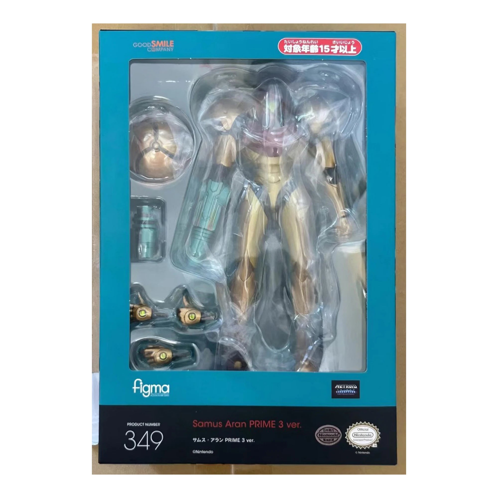 Genuine GSC figma 349 Samus Aran Metroid Prime 3: Corruption Action Figure Original Model Toy