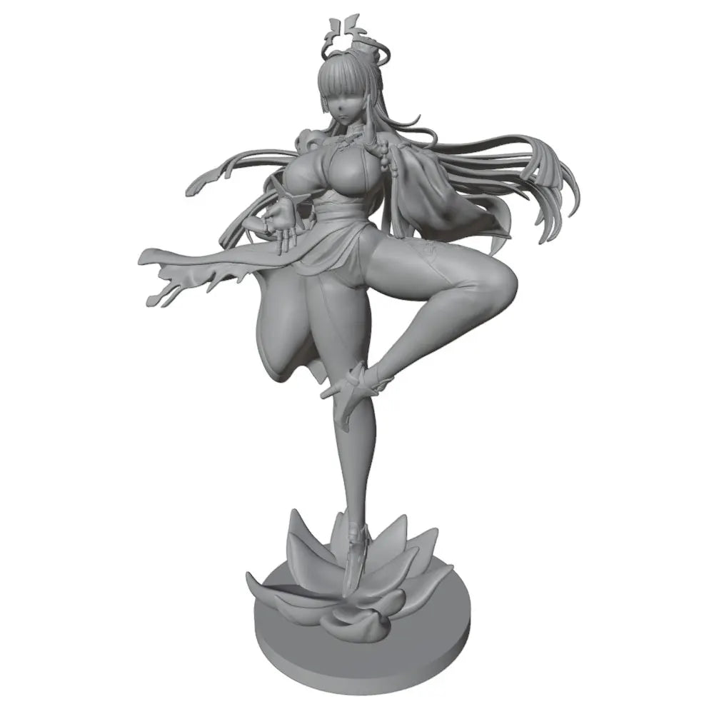 75mm100mm120mm150mm Anime Character Statue GK Miniature 3D Printed Gray Model Figurine DIY Doll Model Unassembled And Unpainted