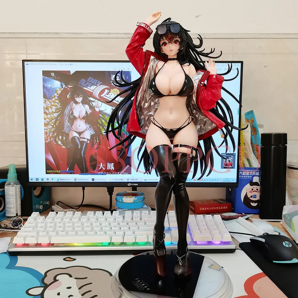 1/4 Mimeyoi Azur Lane Figur Taihou Taiho Enraptured Companion Anime Girl PVC Actionfigur Spielzeugspiel Erwachsenensammlung Modellpuppe