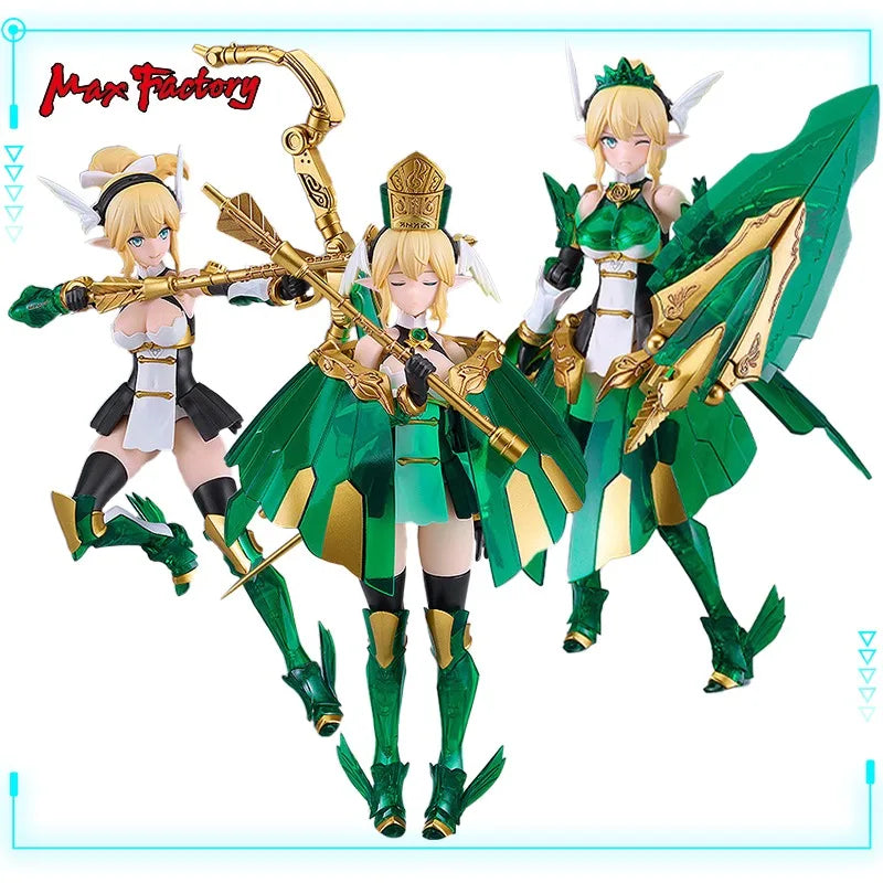 Max Factory Genuine Original Guilty Princess Plamax GP-08 Fairy Knight Princess Elfina 16cm Assembly Model Toys Action Figures