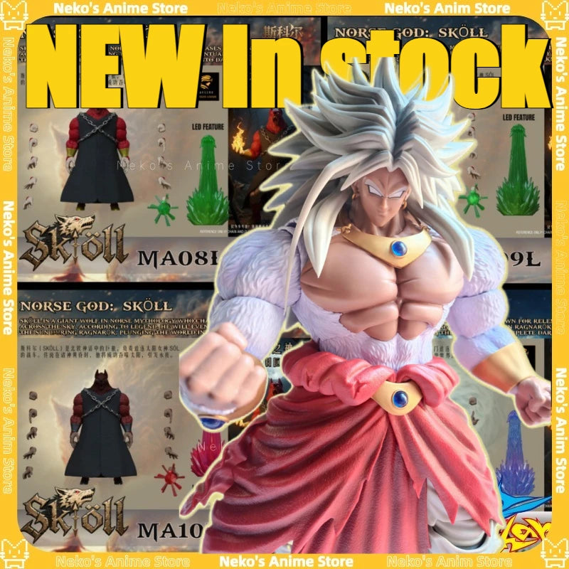 【In Stock】Dimension Myth Beast Deity Broly MA008/09/10/11 Wolf God Super Saiyan 4 Dragon Ball Action Figure Anime Model