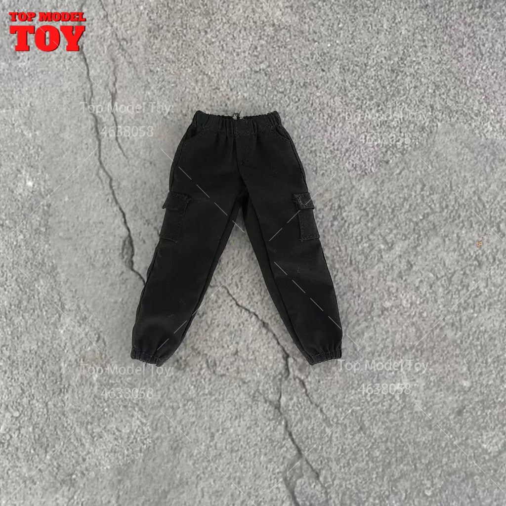 1/12 Scale Overalls Combat Pants Trousers Jeans Clothes Accessories Model for 6'' Romankey Soldiers Action Figure Body Dolls