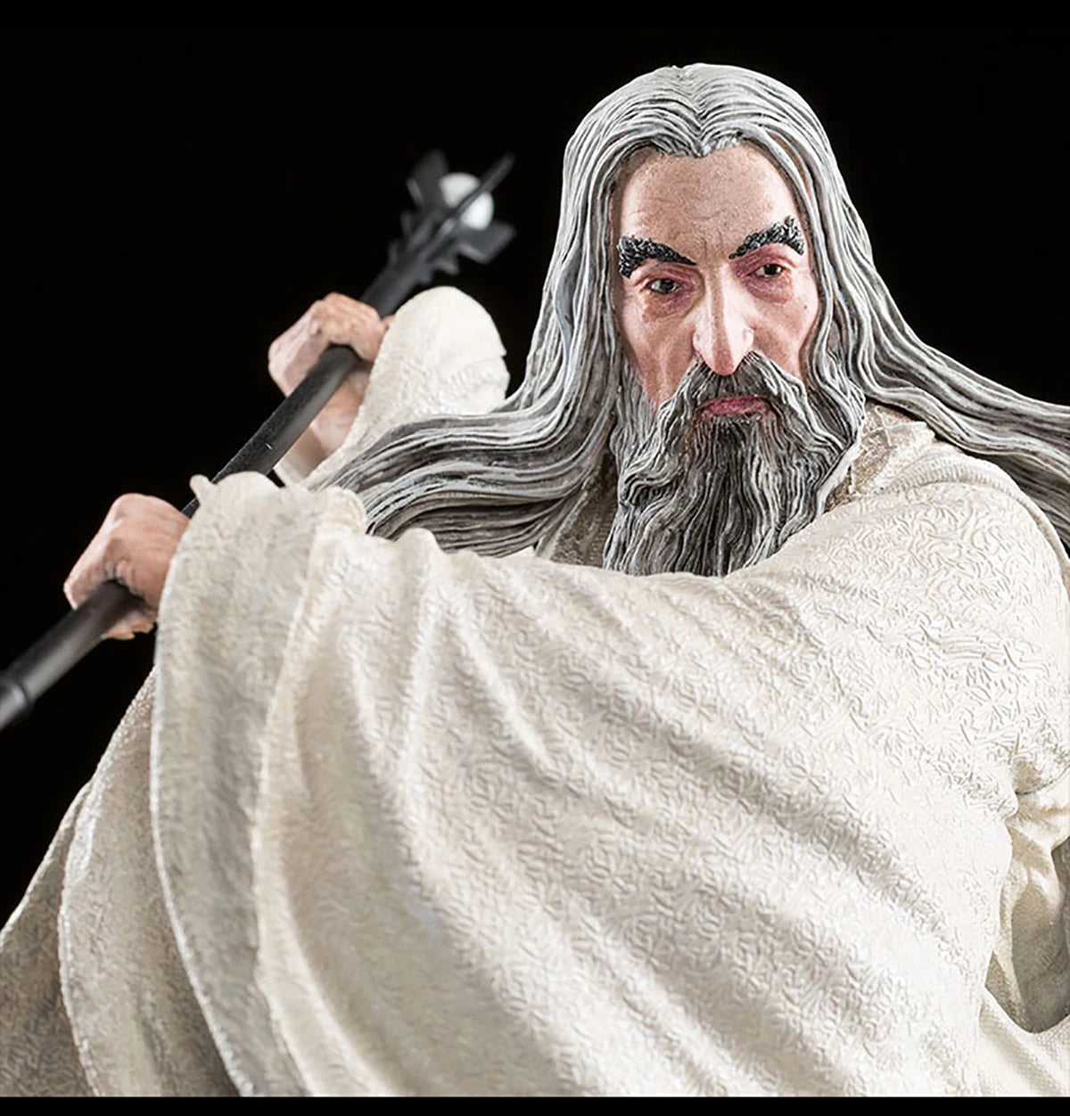 Original Weta Saruman 1/6 Soldiers Polystone state Figure Model Toys 36.5CM Decoration Gift Collection