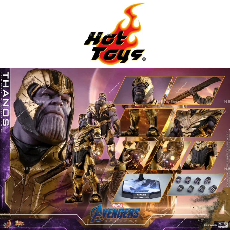 In Stock  Genuine HOTTOYS HT Marvel MMS529 Avengers 4 Thanos 3.0 Action Figure Model Toys