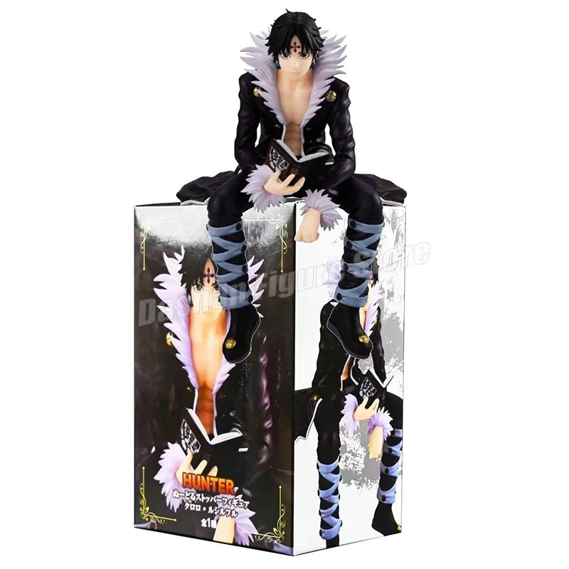 Anime Hunter×Hunter Actionfigur Hisoka Kurapika Chrollo Illumi Figur Autoornamente PVC-Kollektion Nudelstopper Modellspielzeug