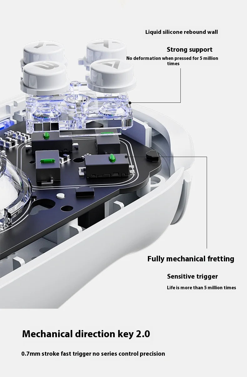 Aolion J20 Wireless Knight Gamepad für links und rechts, RGB-Bewegungssensor, Hall-Joystick für Nintendo Switch 1/2, Controller-Zubehör 